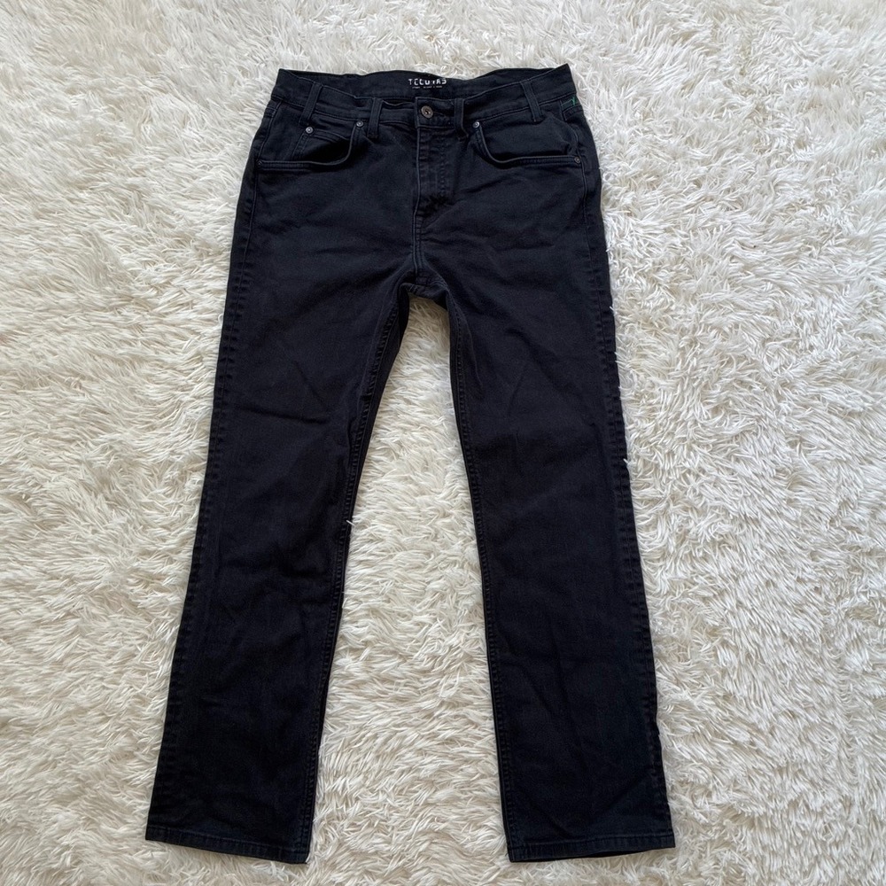 Tecovas Everyday Standard Jeans Mens 32x32 Black Straight Leg Denim Western Fit